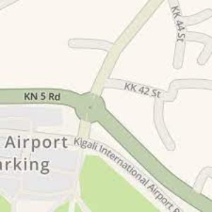 map of Kigali Airport in Rwanda