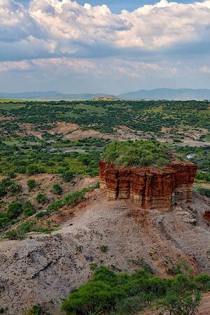 A picture Of Olduvai Gorge